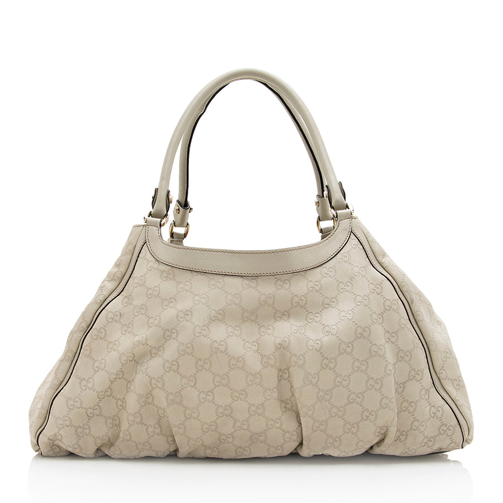 Gucci Guccissima Leather D Ring Large Hobo (SHF-18503)