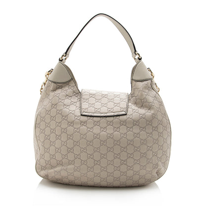 Gucci Guccissima Leather Emily Hobo (SHF-15386)