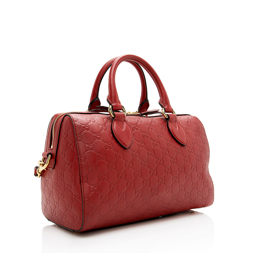 Gucci Guccissima Leather Boston Bag (SHF-18407)