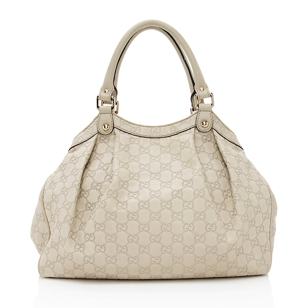 Gucci Guccissima Leather Sukey Medium Tote (SHF-17570)