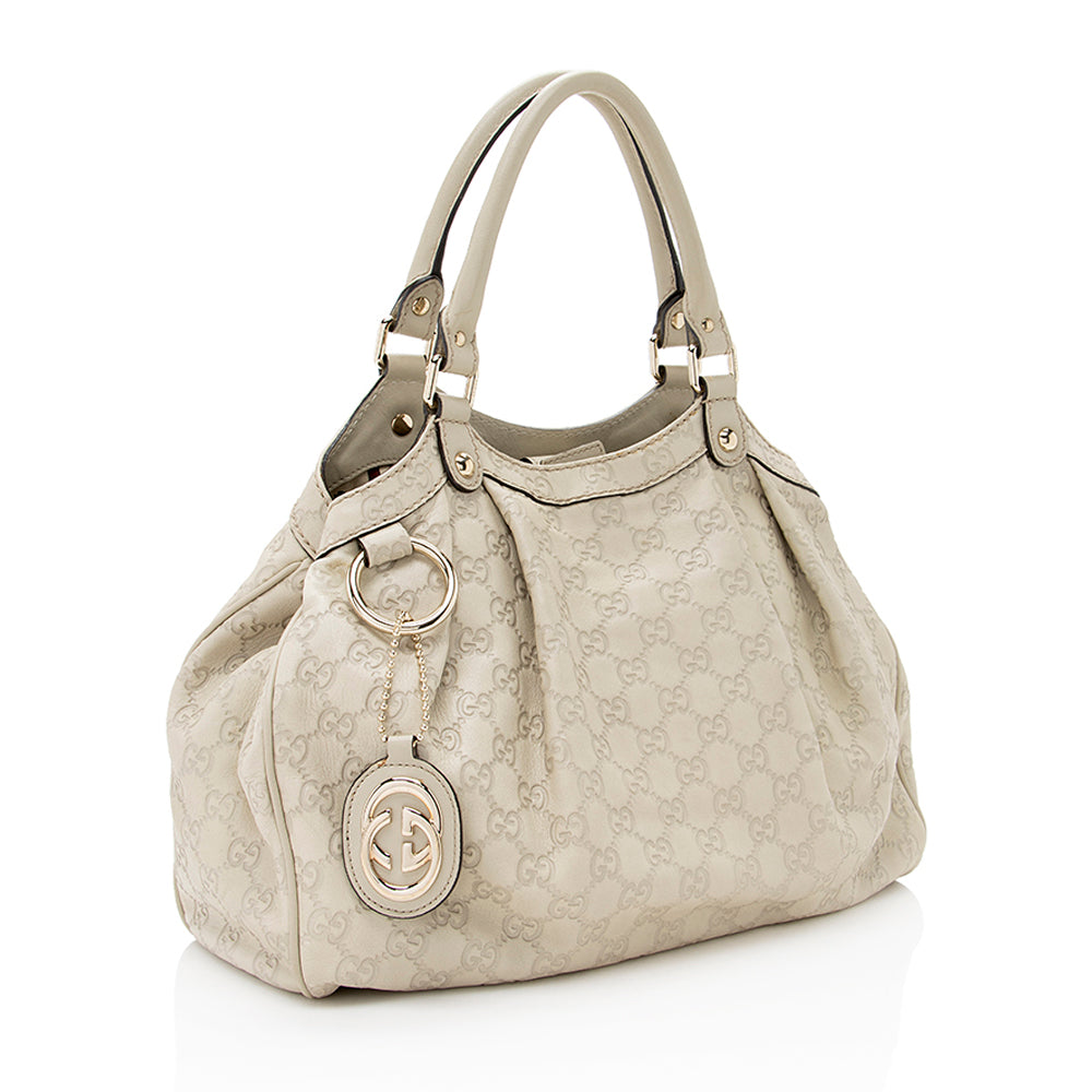 Gucci Guccissima Leather Sukey Medium Tote (SHF-17570)