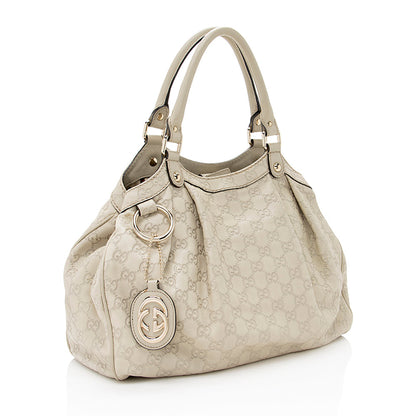 Gucci Guccissima Leather Sukey Medium Tote (SHF-17570)