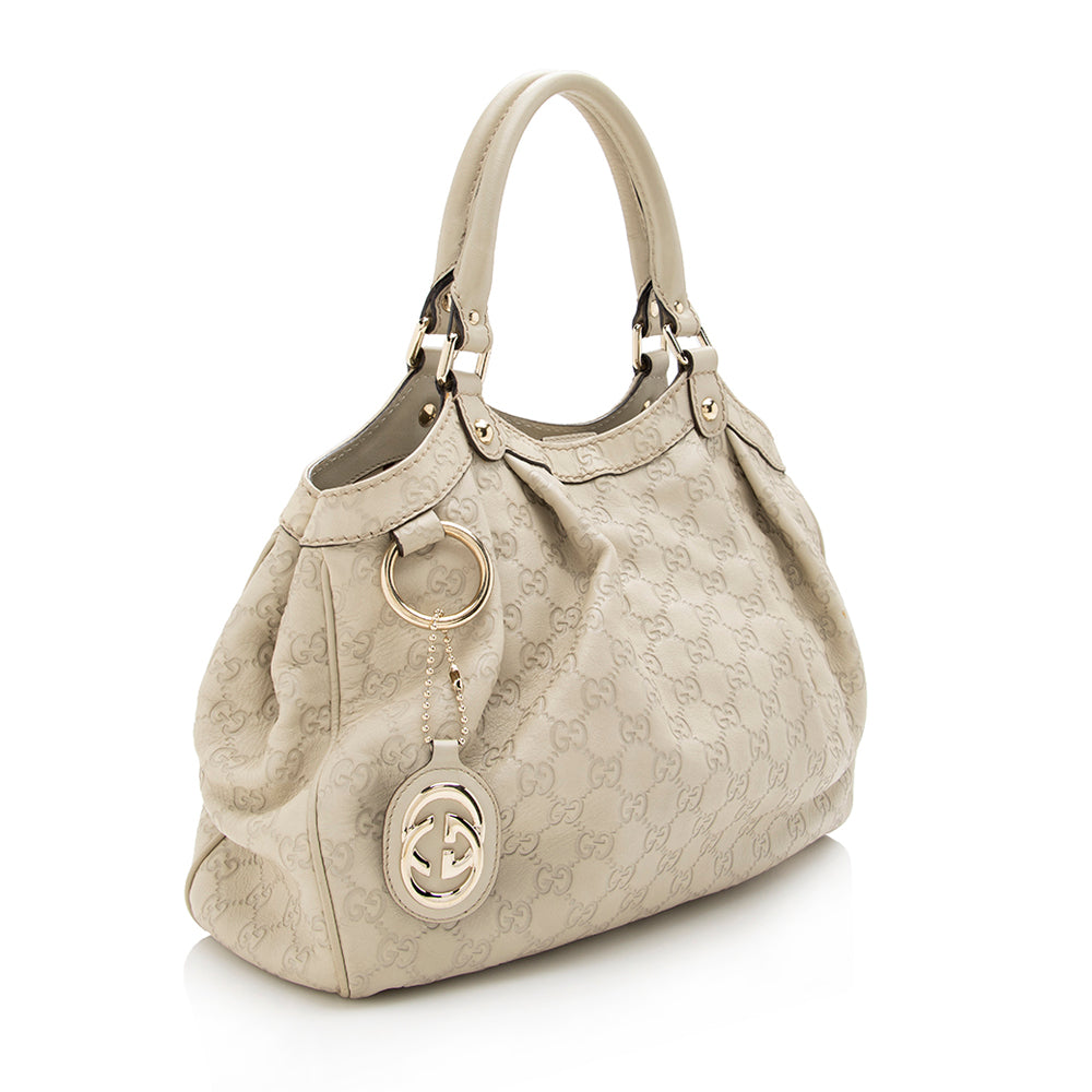 Gucci Guccissima Leather Sukey Medium Tote (SHF-17789)