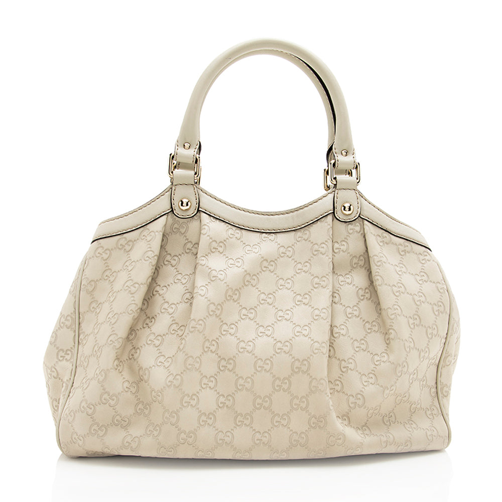 Gucci Guccissima Leather Sukey Medium Tote (SHF-18346)