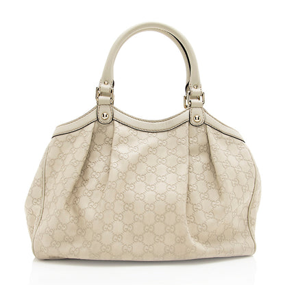 Gucci Guccissima Leather Sukey Medium Tote (SHF-18346)