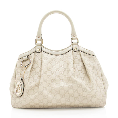 Gucci Guccissima Leather Sukey Medium Tote (SHF-18346)