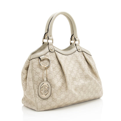 Gucci Guccissima Leather Sukey Medium Tote (SHF-18346)