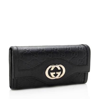 Gucci Guccissima Sukey Flap Wallet (SHF-18191)