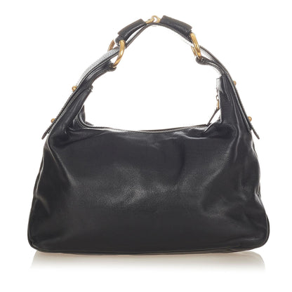 Gucci Horsebit Hobo Leather Handbag (SHG-26333)