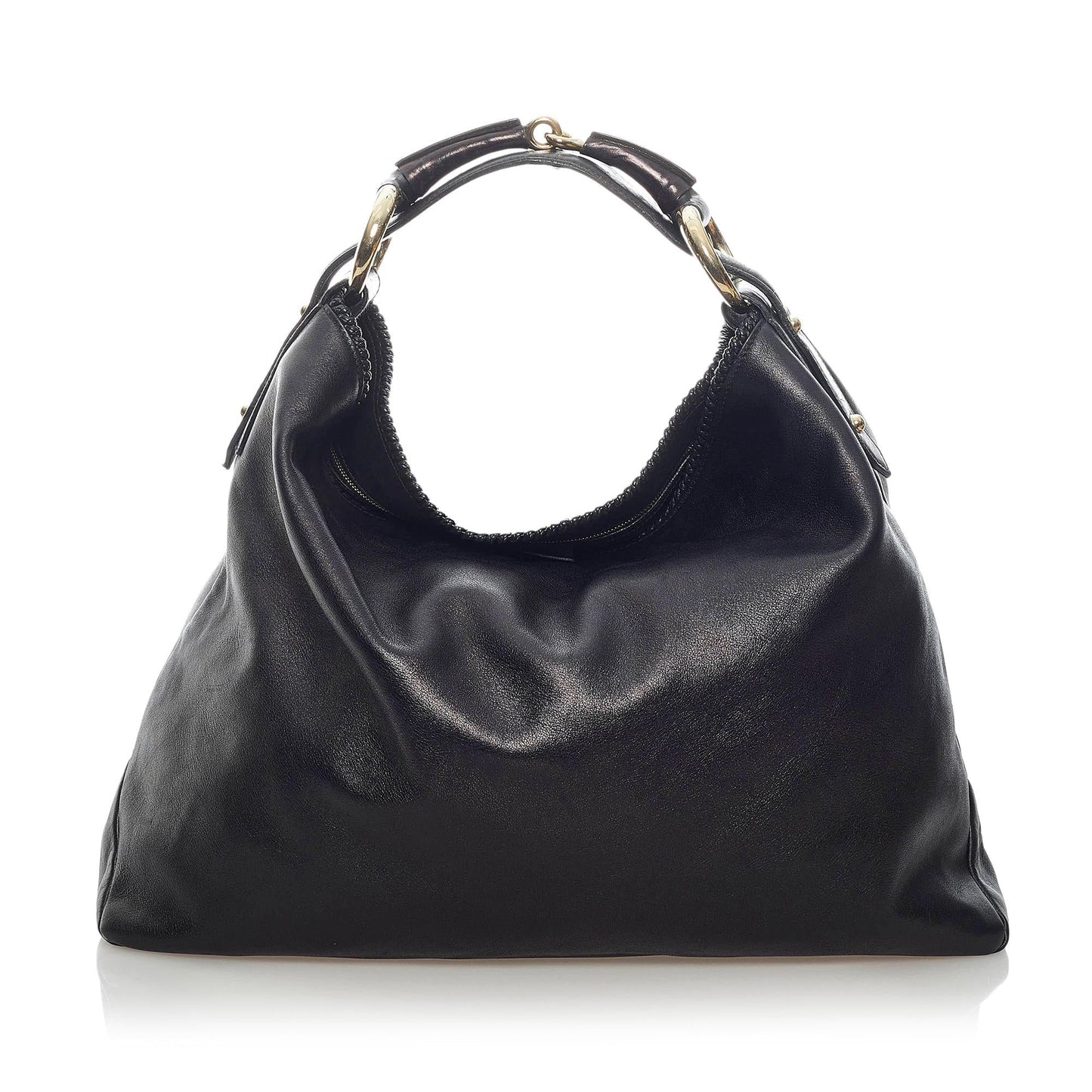 Gucci Horsebit Leather Hobo Bag (SHG-33488)