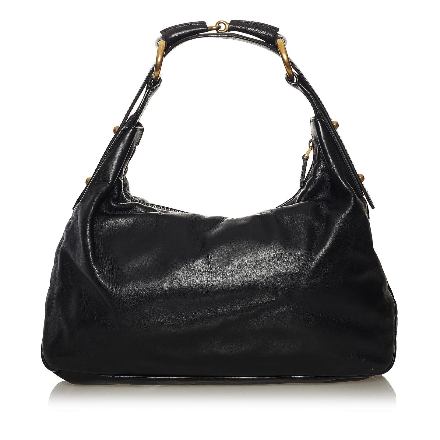 Gucci Horsebit Leather Hobo (SHG-33115)