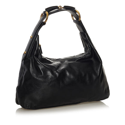 Gucci Horsebit Leather Hobo (SHG-33115)