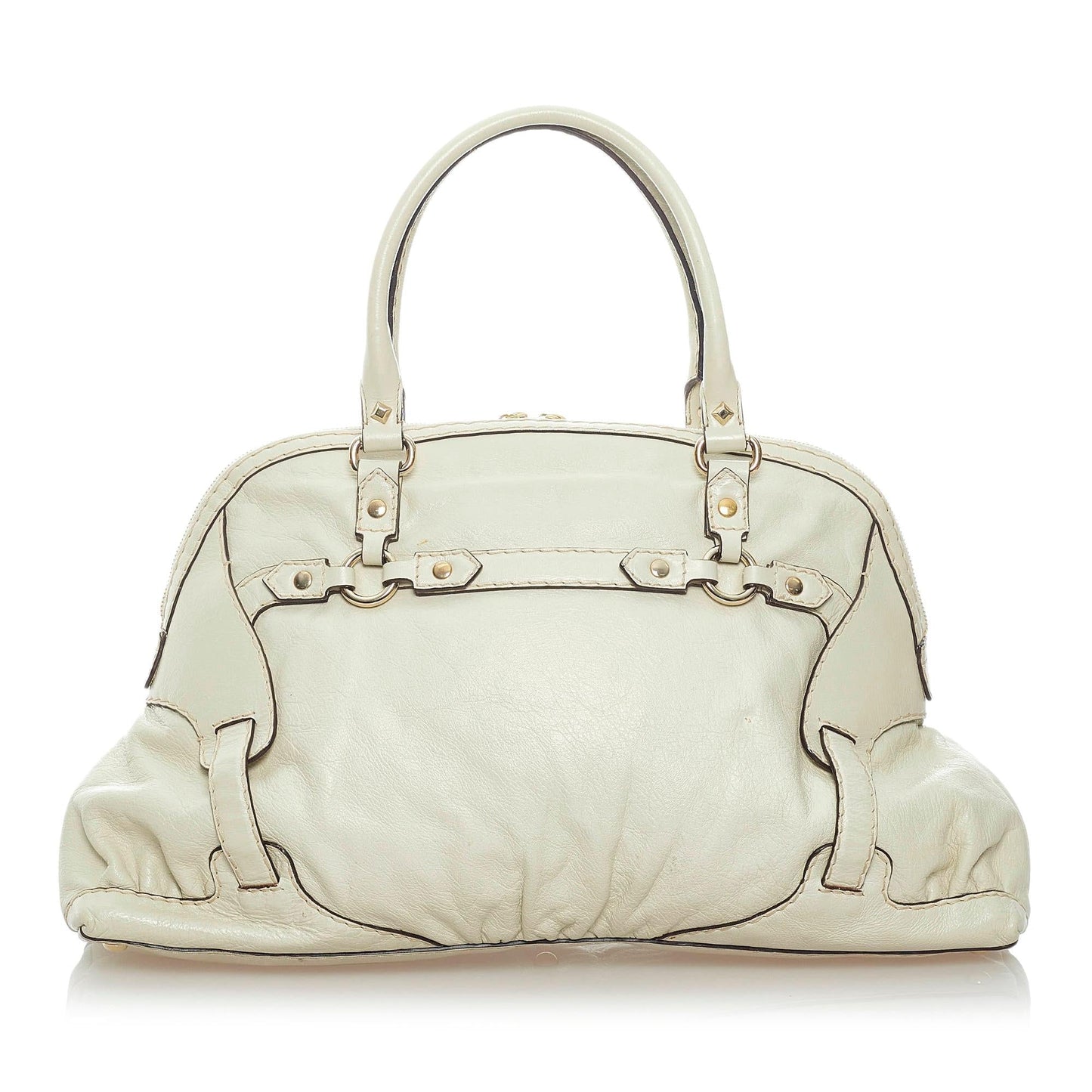 Gucci Horsebit Nail Leather Tote Bag (SHG-33470)