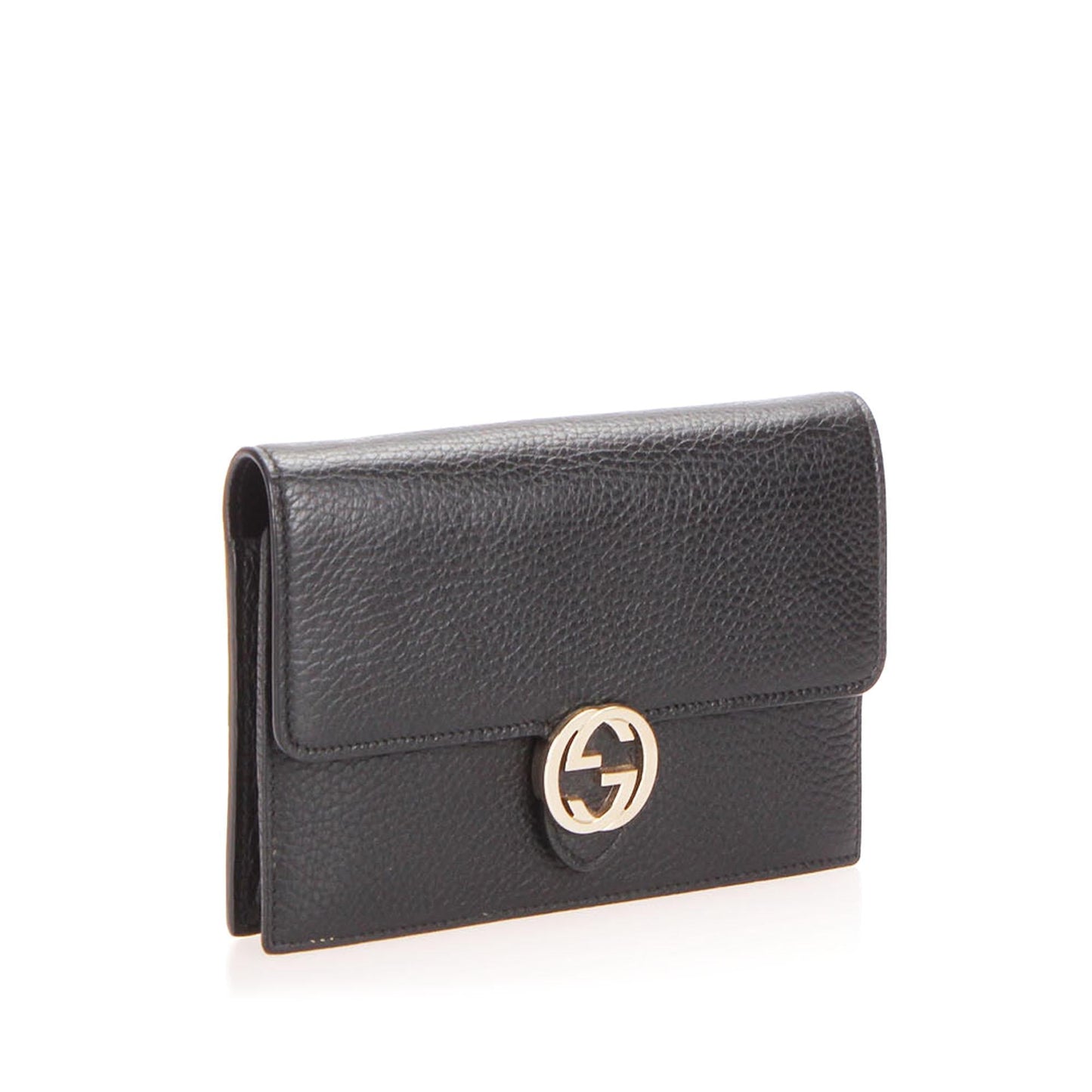 Gucci Interlocking G Leather Wallet On Chain (SHG-24069)