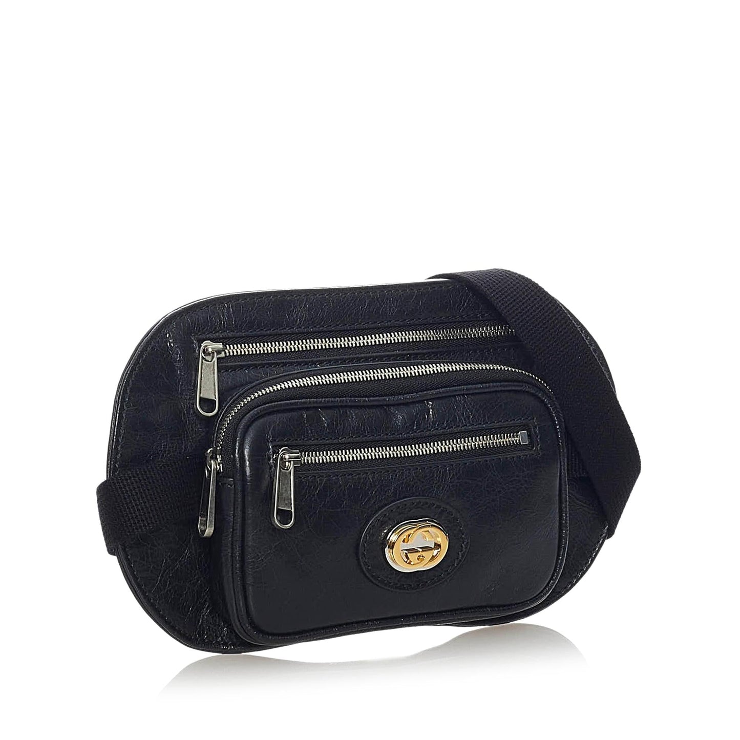 Gucci Interlocking G Morpheus Leather Belt Bag (SHG-33575)