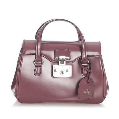 Gucci Lady Lock Leather Handbag (SHG-23156)