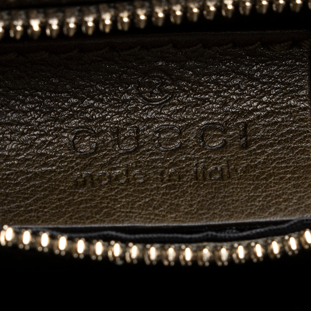 Gucci Leather 1973 Small Top Handle Satchel (SHF-18567)