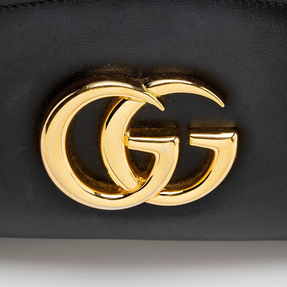 Gucci Leather Arli Large Top Handle Satchel - FINAL SALE (SHF-15844)