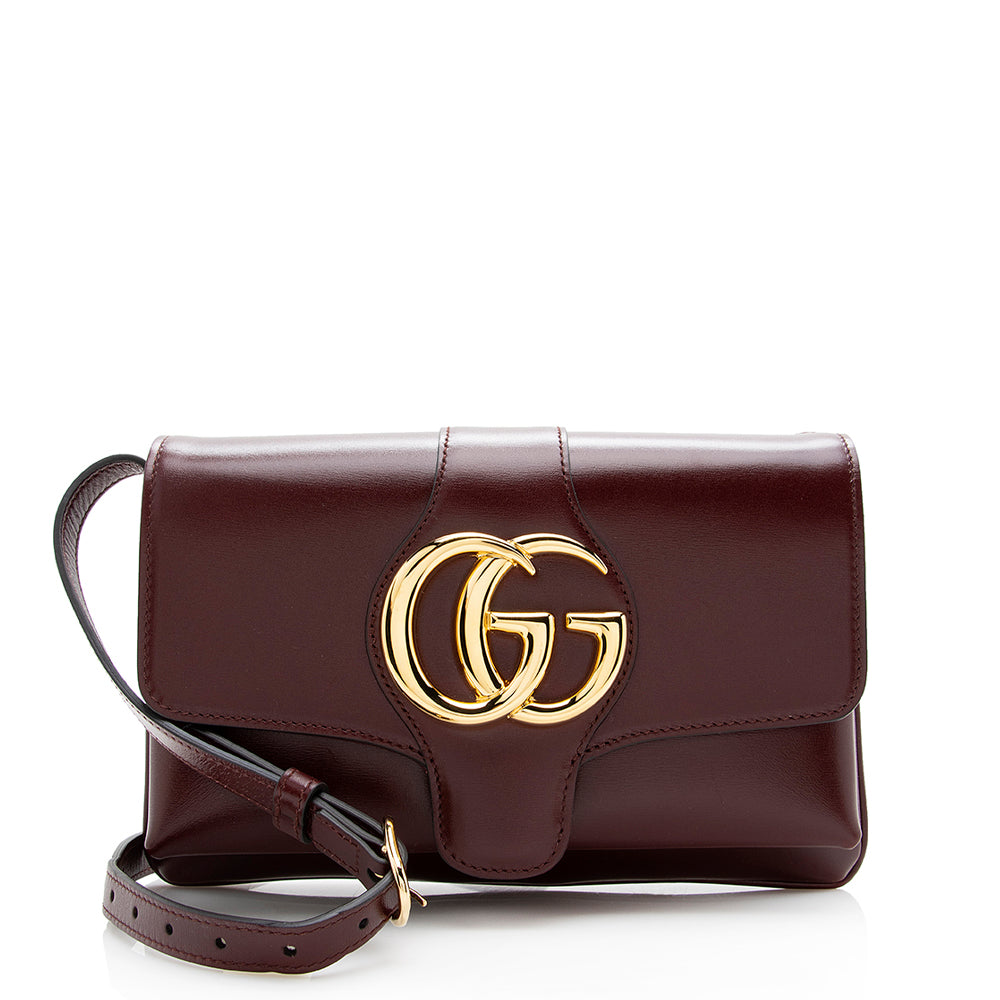 Gucci Leather Arli Small Shoulder Bag (SHF-20865)