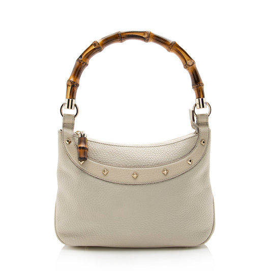 Gucci Leather Bamboo Anita Small Satchel - FINAL SALE (SHF-15389)