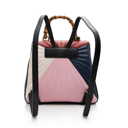 Gucci Leather Bamboo Queen Margaret Top Handle Backpack (SHF-17065)