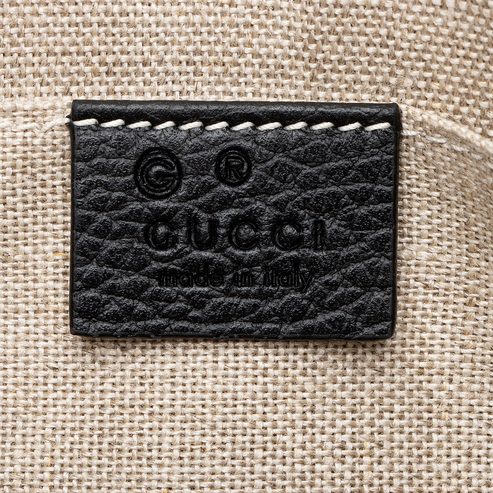 Gucci Leather Bamboo Tassel Zip Clutch (SHF-18469)