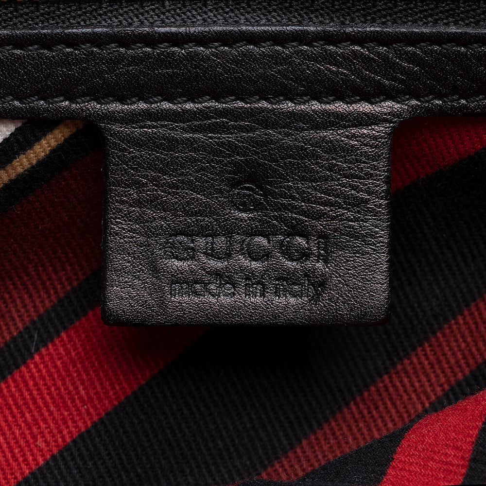 Gucci Leather Britt Messenger Bag (SHF-18750)