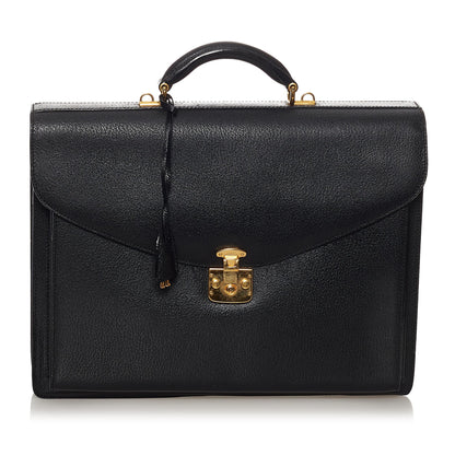 Gucci Leather Business Bag (SHG-33220)