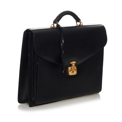 Gucci Leather Business Bag (SHG-33220)