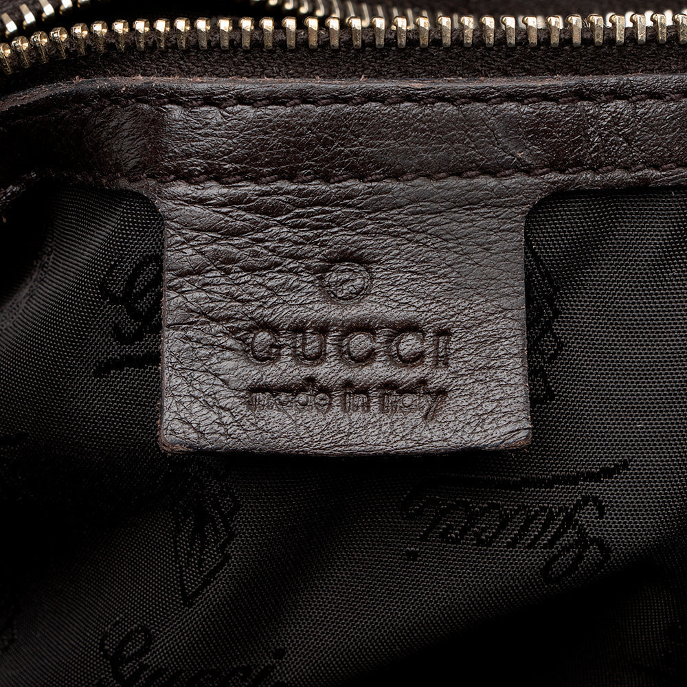 Gucci Leather Charlotte Medium Shoulder Bag (SHF-16811)