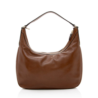 Gucci Leather Charmy Small Hobo - FINAL SALE (SHF-16585)