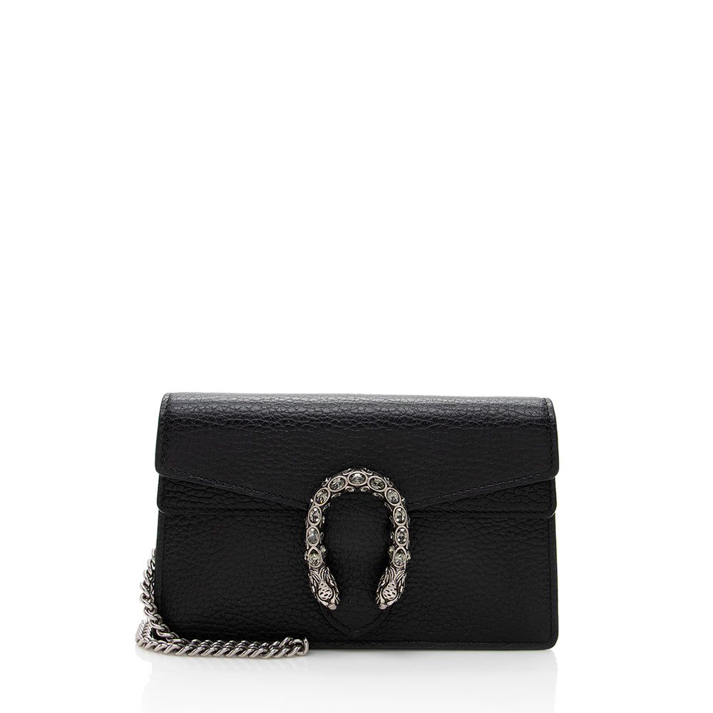 Gucci Leather Dionysus Super Mini Bag (SHF-17904)