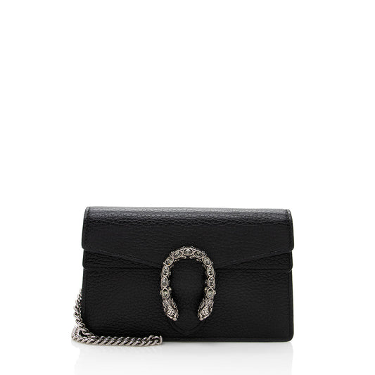 Gucci Leather Dionysus Super Mini Bag (SHF-17904)