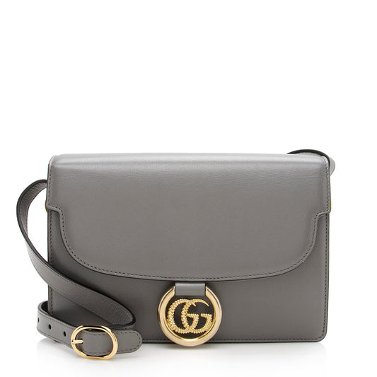 Gucci Leather GG Ring Small Shoulder Bag (SHF-13359)