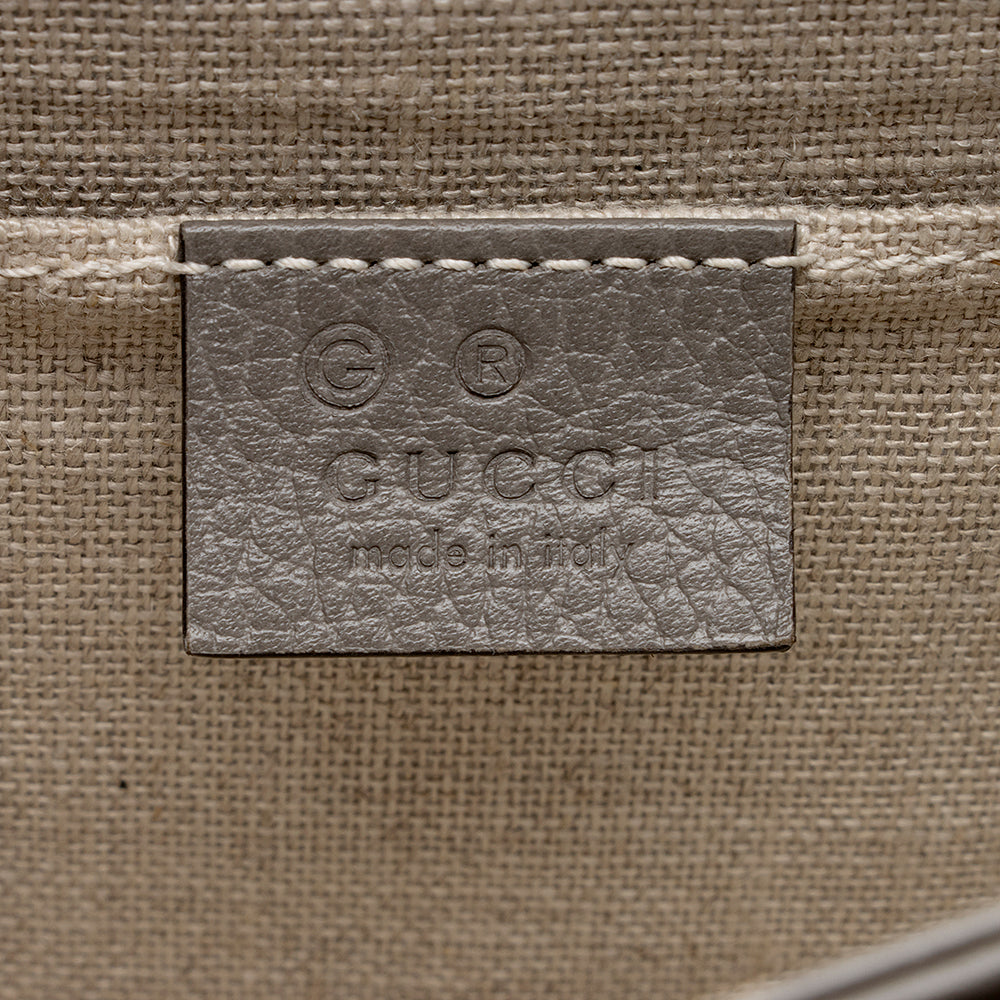 Gucci Leather Interlocking G Small Shoulder Bag (SHF-18285)