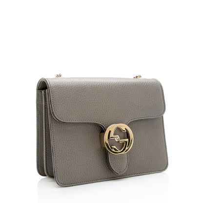 Gucci Leather Interlocking G Small Shoulder Bag (SHF-18285)