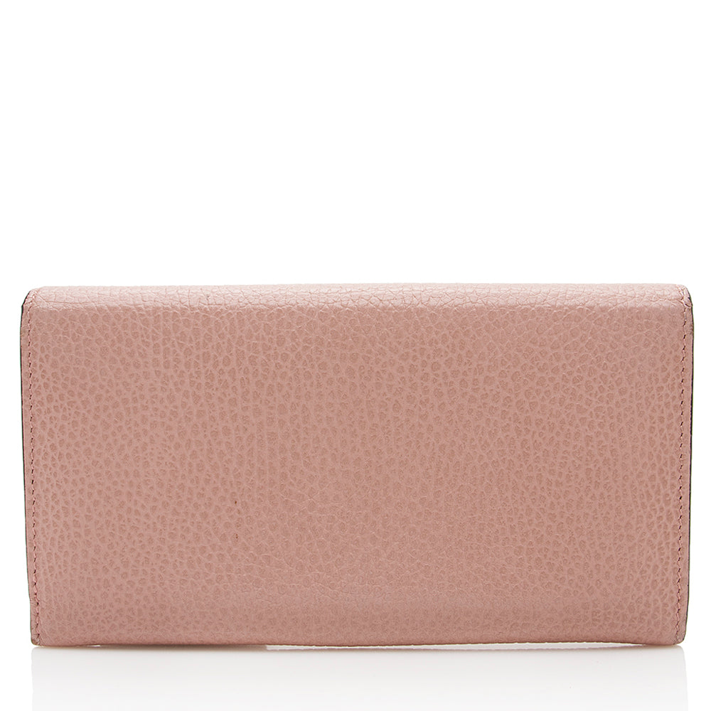 Gucci Leather Interlocking GG Long Wallet - FINAL SALE (SHF-18625)