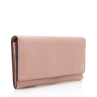 Gucci Leather Interlocking GG Long Wallet - FINAL SALE (SHF-18625)