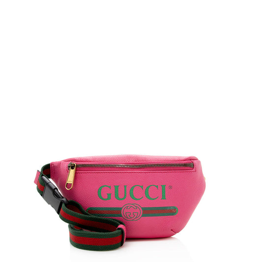 Gucci Leather Logo Belt Bag (SHF-18636)