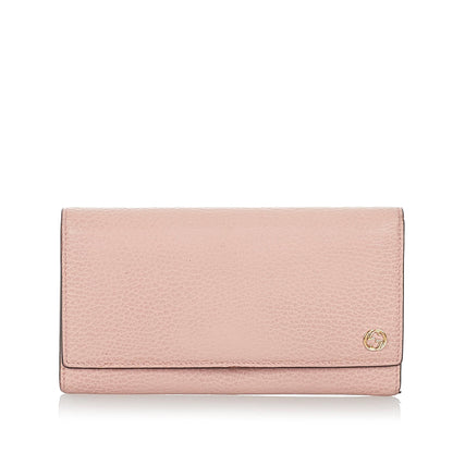 Gucci Leather Long Wallet (SHG-27002)