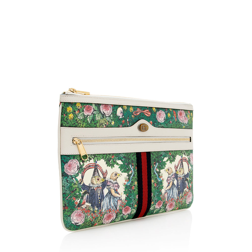 Gucci Leather Ophidia Higuchi Yuko Clutch (SHF-18077)