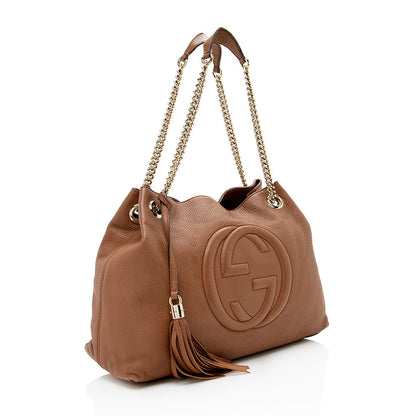 Gucci Leather Soho Medium Shoulder Bag (SHF-16769)