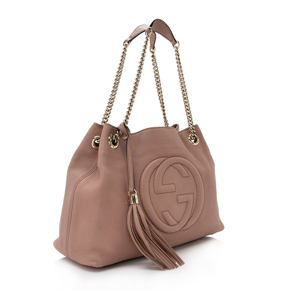 Gucci Leather Soho Medium Shoulder Bag (SHF-17596)