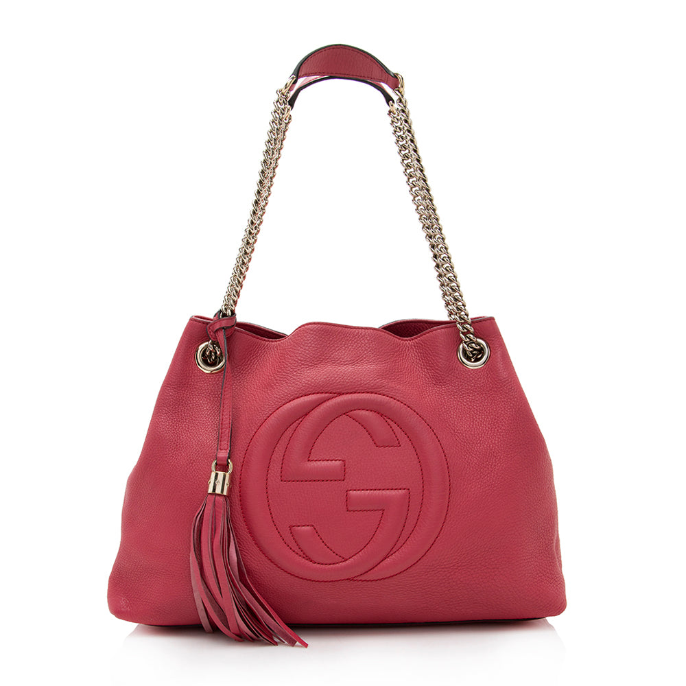 Gucci Leather Soho Medium Shoulder Bag (SHF-17597)