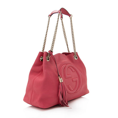 Gucci Leather Soho Medium Shoulder Bag (SHF-17597)