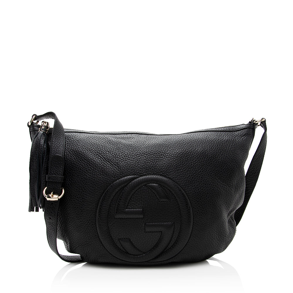 Gucci Leather Soho Messenger Bag (SHF-18645)