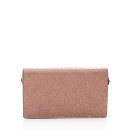 Gucci Leather Swing Wallet with Strap (SHF-15592)