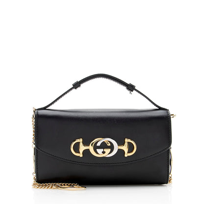 Gucci Leather Zumi Mini Bag (SHF-18177)