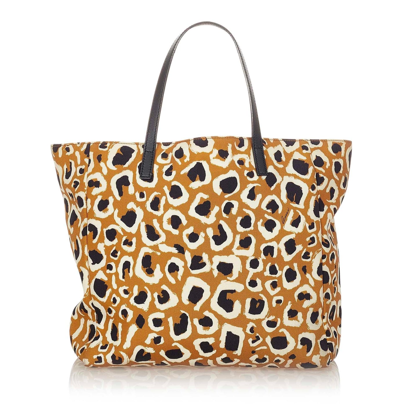 Gucci Leopard Printed Nylon Tote Bag (SHG-23092)