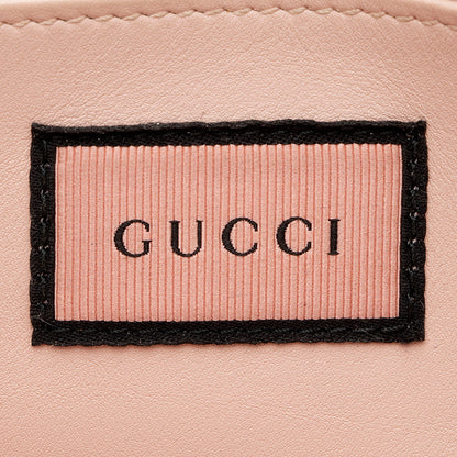 Gucci Matelasse GG Marmont Ghost Zip Around Wallet (SHF-13586)